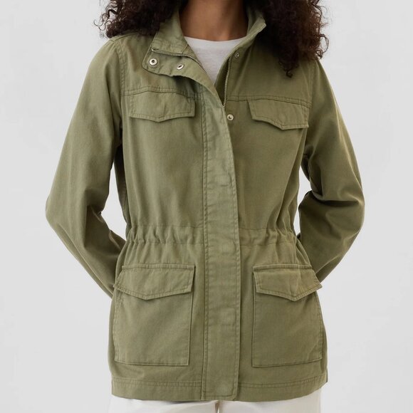 GAP Factory Jackets & Blazers - GAP Walden Green Canvas Utility Jacket/NWT/S